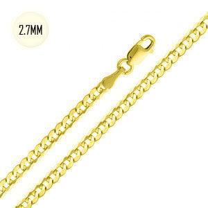 14k Gold Cuban Curb Chain