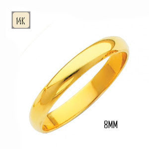 14k Yellow Gold Classic Band - Traditional