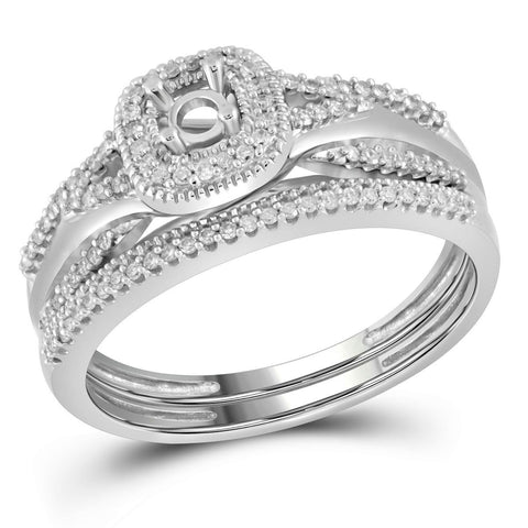 1-4ctw-diamond Semi-mount Bridal Set