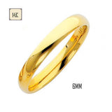 14K Yellow Gold 6MM Classic Comfort Fit Wedding Band