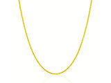 Solid Diamond Cut Rope Chain in 14K Yellow Gold (1.25 mm)