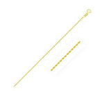 Solid Diamond Cut Rope Chain in 14K Yellow Gold (1.25 mm)