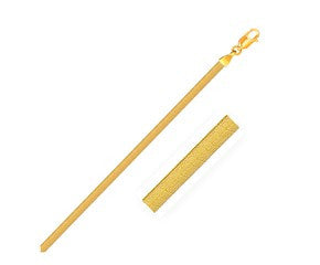 Super Flex Herringbone Chain in 14K Yellow Gold (3.0 mm)