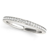 14K White Gold Simple Diamond Wedding Ring (1/4 ct. tw.)