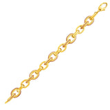 14K Two-Tone Yellow and Rose Gold Link Bracelet