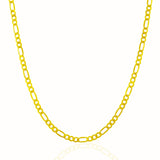 2.8mm 10K Yellow Gold Lite Figaro Chain