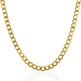 5.3mm 14K Yellow Gold Curb Chain