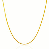 14K Yellow Gold Foxtail 1.0mm Chain