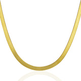 5.0mm 14K Yellow Gold Super Flex Herringbone Chain