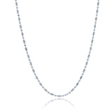 1.5mm Sterling Silver Rhodium Plated Bead Chain