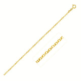 1.9mm 14K Yellow Gold Rolo Chain