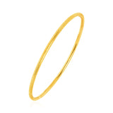 Textured Bangle with Yellow Finish in Sterling Silver