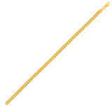 Double Rope Chain Bracelet in 10K Yellow Gold