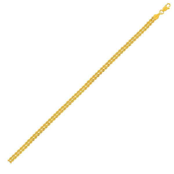 Double Rope Chain Bracelet in 10K Yellow Gold