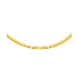 14K Yellow Gold Chain in a Classic Omega Design (4 mm)