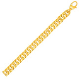 Cuban Link Bracelet in 14K Yellow Gold