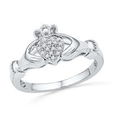 10KT White Gold 0.60CTW DIAMOND FASHION RING