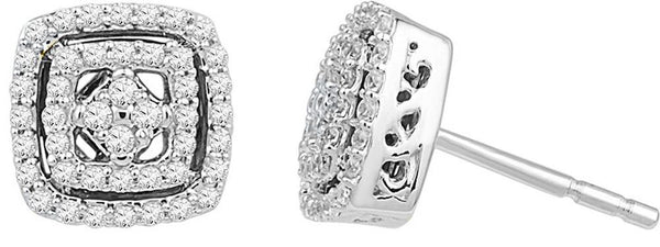 3-8CTW-Diamond FASHION EARRING
