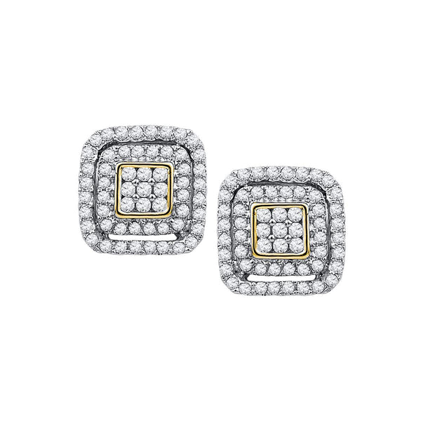 3-8CTW-Diamond FASHION EARRINGS