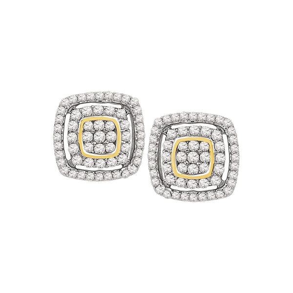 1-2CTW-Diamond FASHION EARRINGS