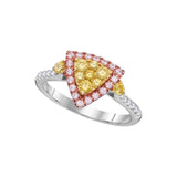 7-8CTW-Diamond FASHION YELLOW RING