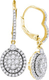 1  1-4CTW-Diamond FASHION EARRING