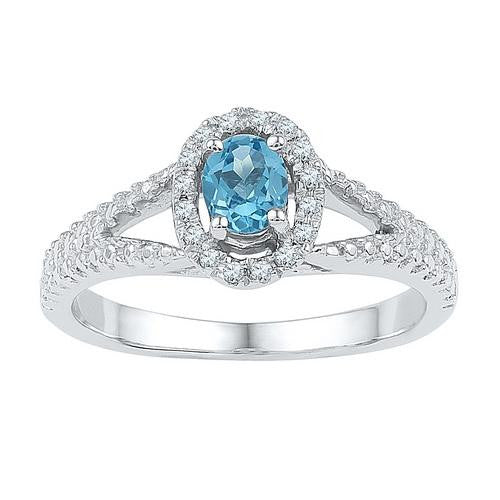 10K Yellow-gold 0.20CTW-Diamond BRIDAL RING-S10