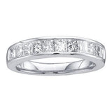 14KT White Gold 0.50CTW DIAMOND INVISIBLE BAND