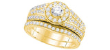 1CTW-Diamond 1-4CT-RD BRIDAL SET CERTIFIED