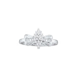 1-10CTW-Diamond CLUSTER RING