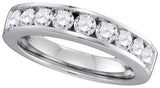14KT White Gold 1.00CTW DIAMOND FASHION BAND