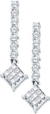 1-2CTW-Diamond INVISIBLE EARRINGS
