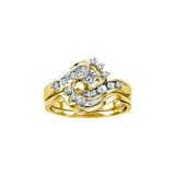 1-4CT-Diamond RD-CENTER BRIDAL SET