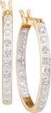 1-10CT-Diamond FASHION HOOPS
