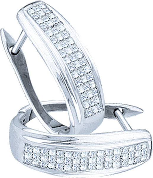 1-2CTW-Diamond INVISIBLE HOOPS