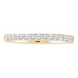 14KT Yellow Gold 0.20CTW DIAMOND LADIES FASHION BAND
