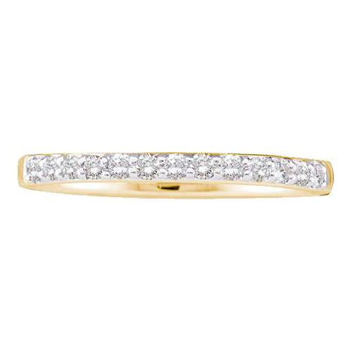 14KT Yellow Gold 0.20CTW DIAMOND LADIES FASHION BAND