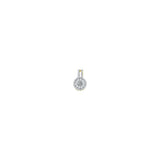 1 CTW-Diamond FLOWER PENDANT