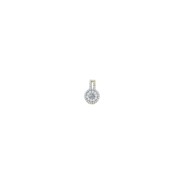 1 CTW-Diamond FLOWER PENDANT