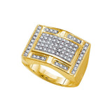 1-2CT MICRO-PAVE MENS RING