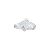 1-6CTW-Diamond CLUSTER RING