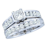14K White-gold 2.00CT DIAMOND 0.60CT-CPR BRIDAL SET