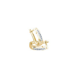 1-5CT-Diamond FASHION HOOPS
