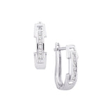 1-5CT-Diamond FASHION HOOPS