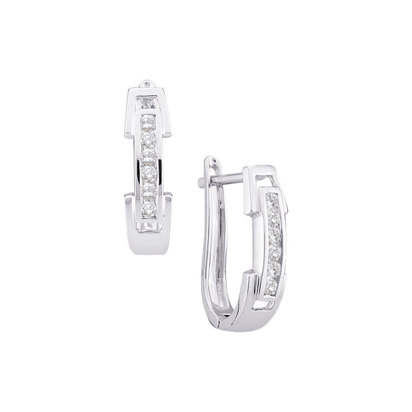 1-5CT-Diamond FASHION HOOPS