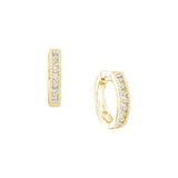 1-4CT-Diamond FASHION HOOPS