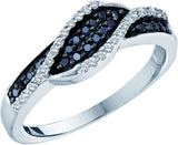 1-4CT-Diamond FASHION BLACK BAND