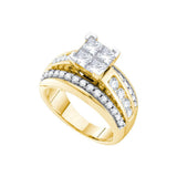 1 1-2CT-Diamond INVISIBLE RING