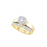 1  CT-Diamond SOLEIL BRIDAL SET
