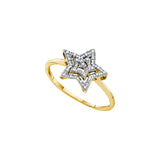 1-20CTW-Diamond STAR RING